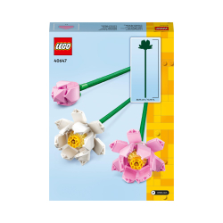 LEGO Botanicals - Цветы лотоса 40647