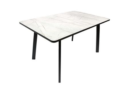 Стол Миллер пластик бабочка раздвижной чёрный (комплект ног №3)