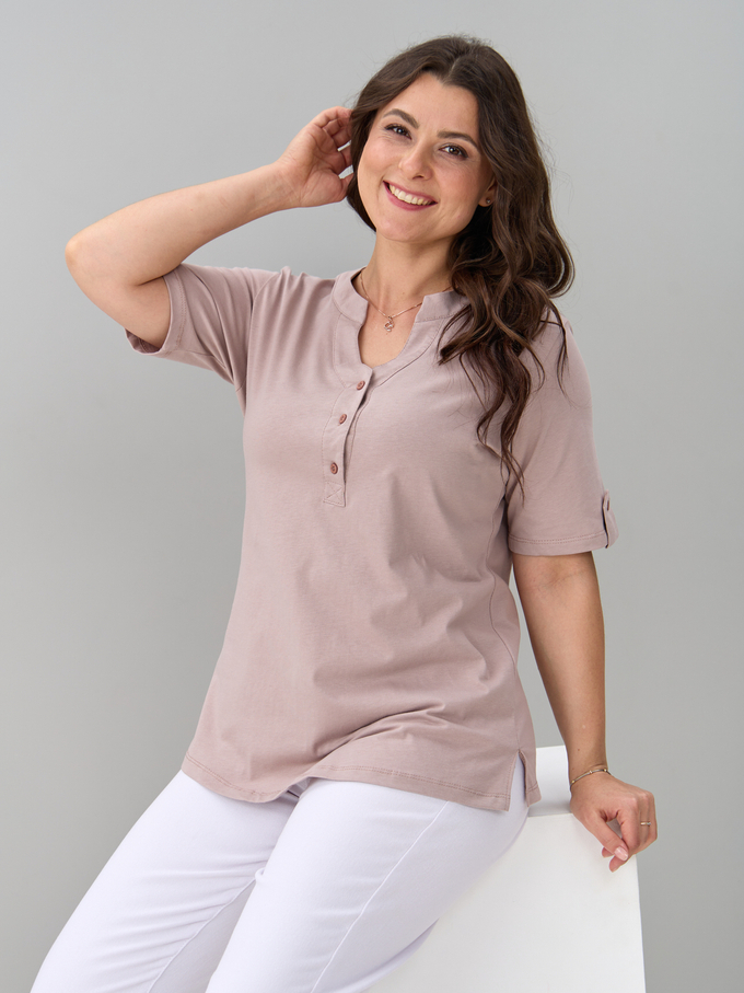 Блузка БЛ-122/бежевый