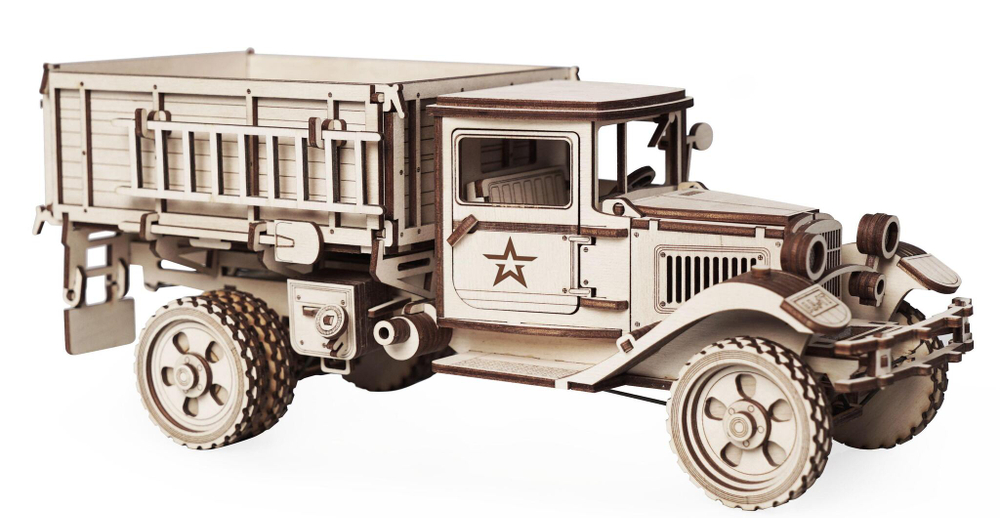 Конструктор из дерева "Армия России" Грузовик "Полуторка" Кузов