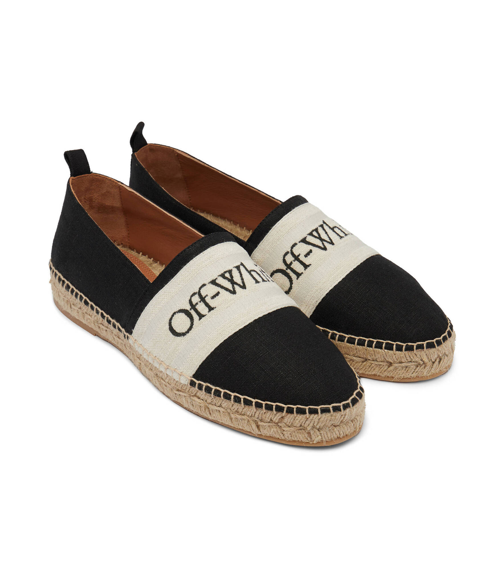 Эспадрильи OFF-WHITE - черный(OMIB010S 24FAB001)