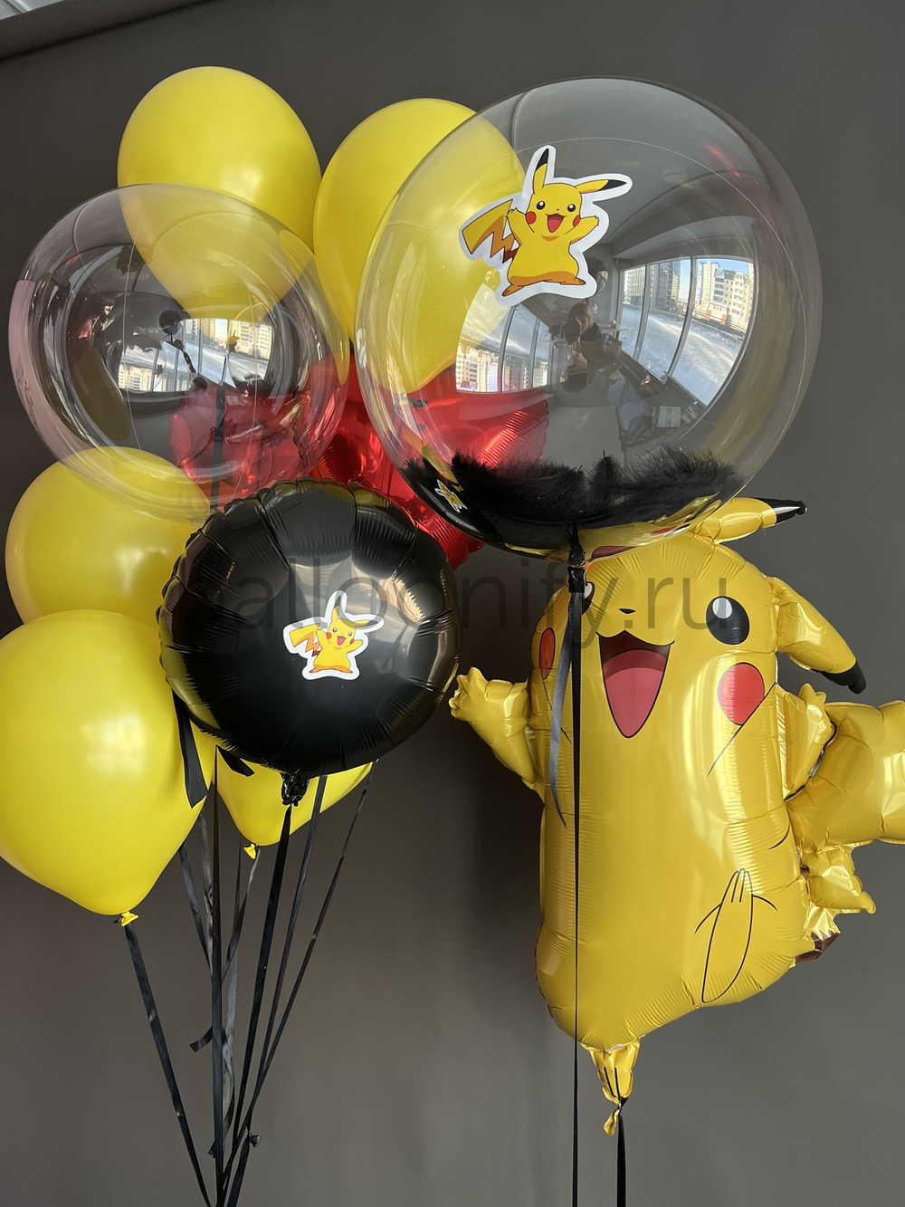 Набор шаров "Пикачу" Дизайн № 3