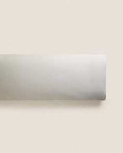 ZARA HOME (200 НИТЕЙ) НАВОЛОЧКА ИЗ ПЕРКАЛЯ, СЕРЫЙ