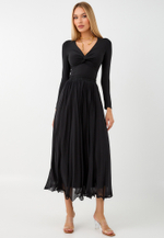 Юбка плиссе макси 90