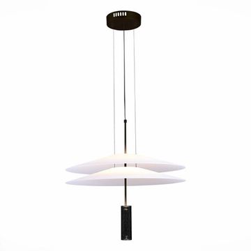 Люстра подвесная LED 10W 3000K SL6101.403.01 чёрный/белый Isola ST-Luce