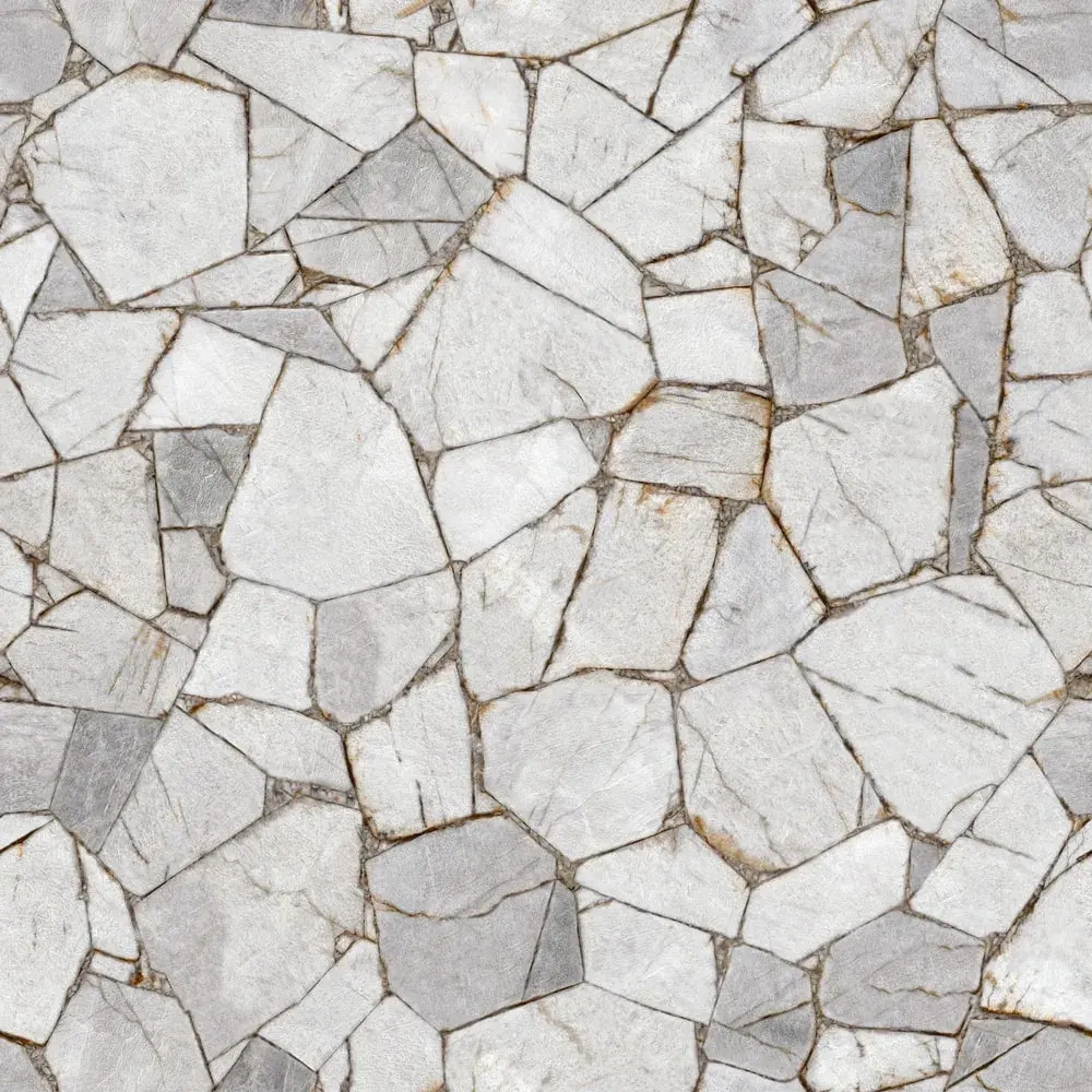 Керамогранит Alma Ceramica GFU04SHR74R Sahara 60x60 белый / серый сахарный под мозаику