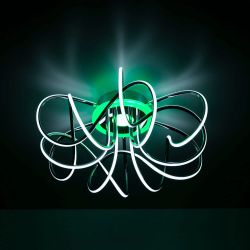 Citilux Джемини Смарт CL229A161E RGB Умная люстра Хром