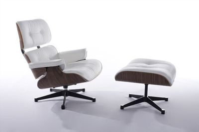 Кресло Eames Lounge с оттоманкой