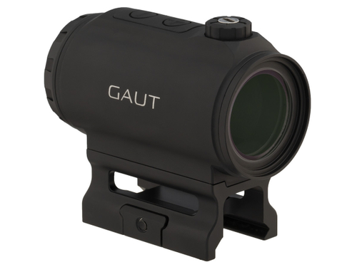 Коллиматорный прицел Gaut Tourmaline 1x25, закрытый, точка 2 МOA красная, Weaver (G-C-25-2R)