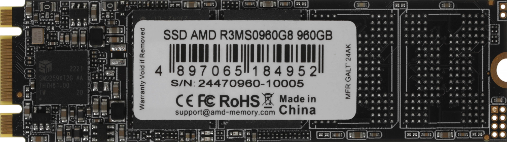 Накопитель SSD M.2 2280 AMD R3MS0960G8