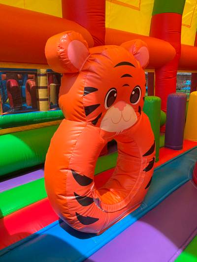 Коммерческий надувной батут «Страна Сафария 3» 10*6*6 м