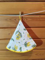 Полотенце кухонное, круглое, 2 шт, вафельное полотно