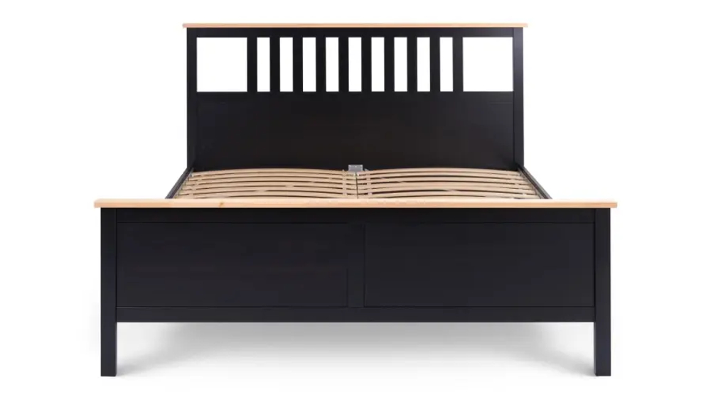 Кровать - аналог IKEA HEMNES / ХЕМНЭС/ ХЕМНЕС / КЫМОР / ИКЕА 180х200 см, черный/светло-коричневый