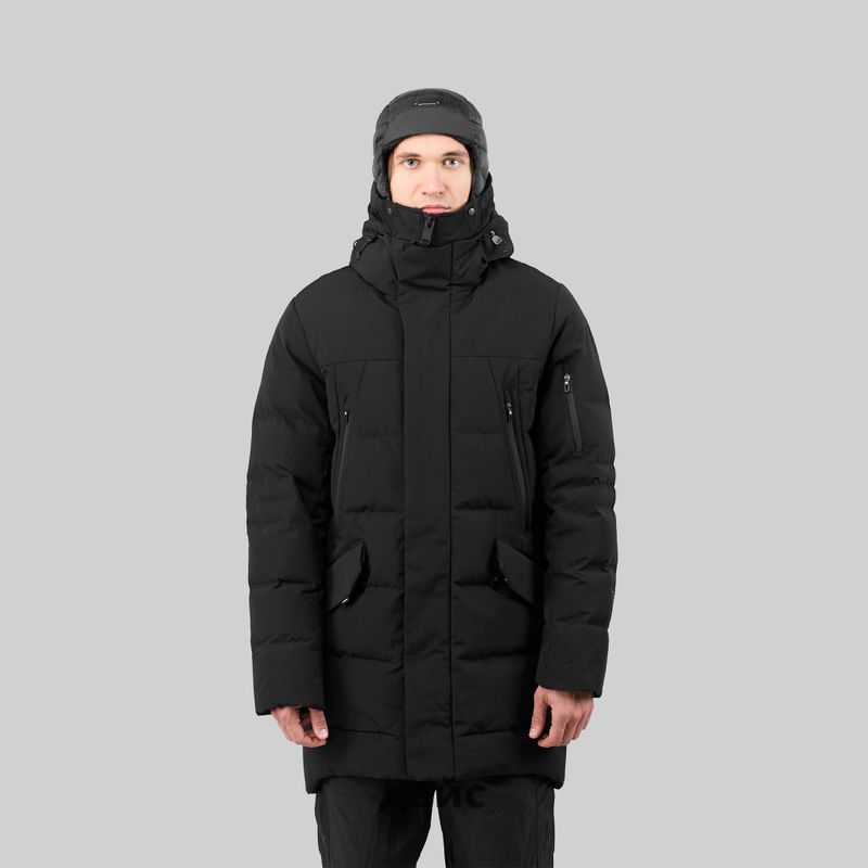 Пуховик мужской Krakatau Strofo Long Down Jacket артикул:Qm488-1 - купить в магазине Дайс