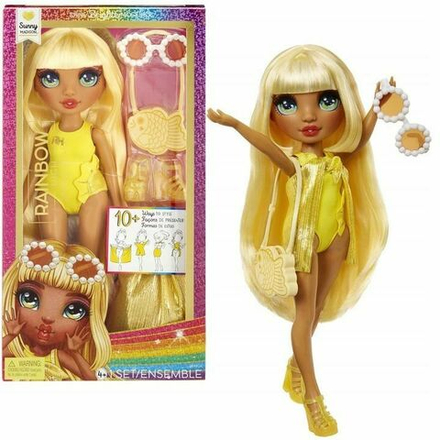 Кукла Rainbow High Sunny Madison Swim and Style - Модная кукла Санни Мэдисон в желтом купальнике - Рейнбоу Хай 507284