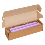 Набор из двух свечей цвета лаванды из коллекции edge, 24,5 см