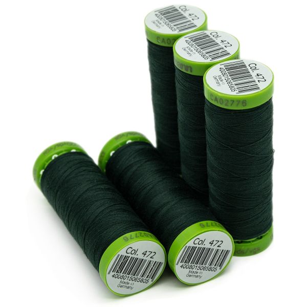 Нитки для тонких тканей Gutermann Extra Fine 150 (200 метров), 5 кат. | 472 т.бутылочный