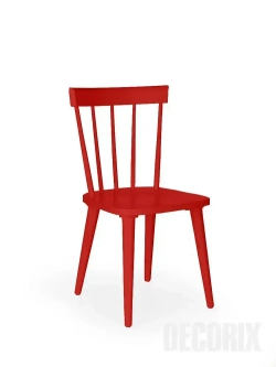 Краска красная в баллончике глянцевая акриловая DECORIX - Огненно-красная эмаль аэрозольная для любых поверхностей 520 мл