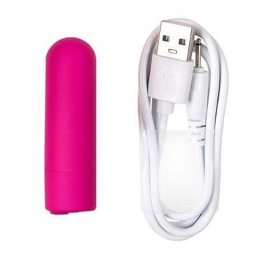 Розовая перезаряжаемая вибропуля KokoVibe (Цвет: розовый)