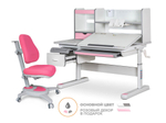 Комплект Mealux Evo парта Florida Multicolor PN + кресло Onyx KP (арт.EVO-52 W + PN MC + Y 110 KP)