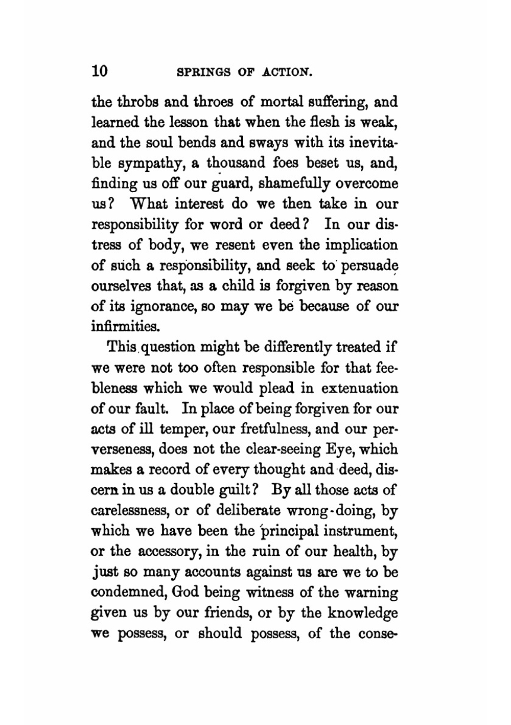 Springs of Action | Mrs. C. H. B. Richards