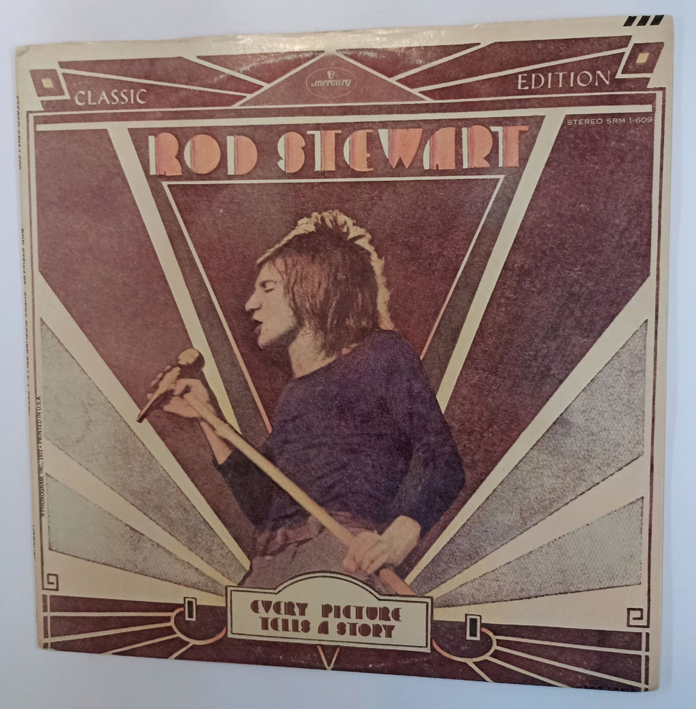 Винтажная виниловая пластинка LP Rod Stewart Every Picture Tells A Story (USA 1977)