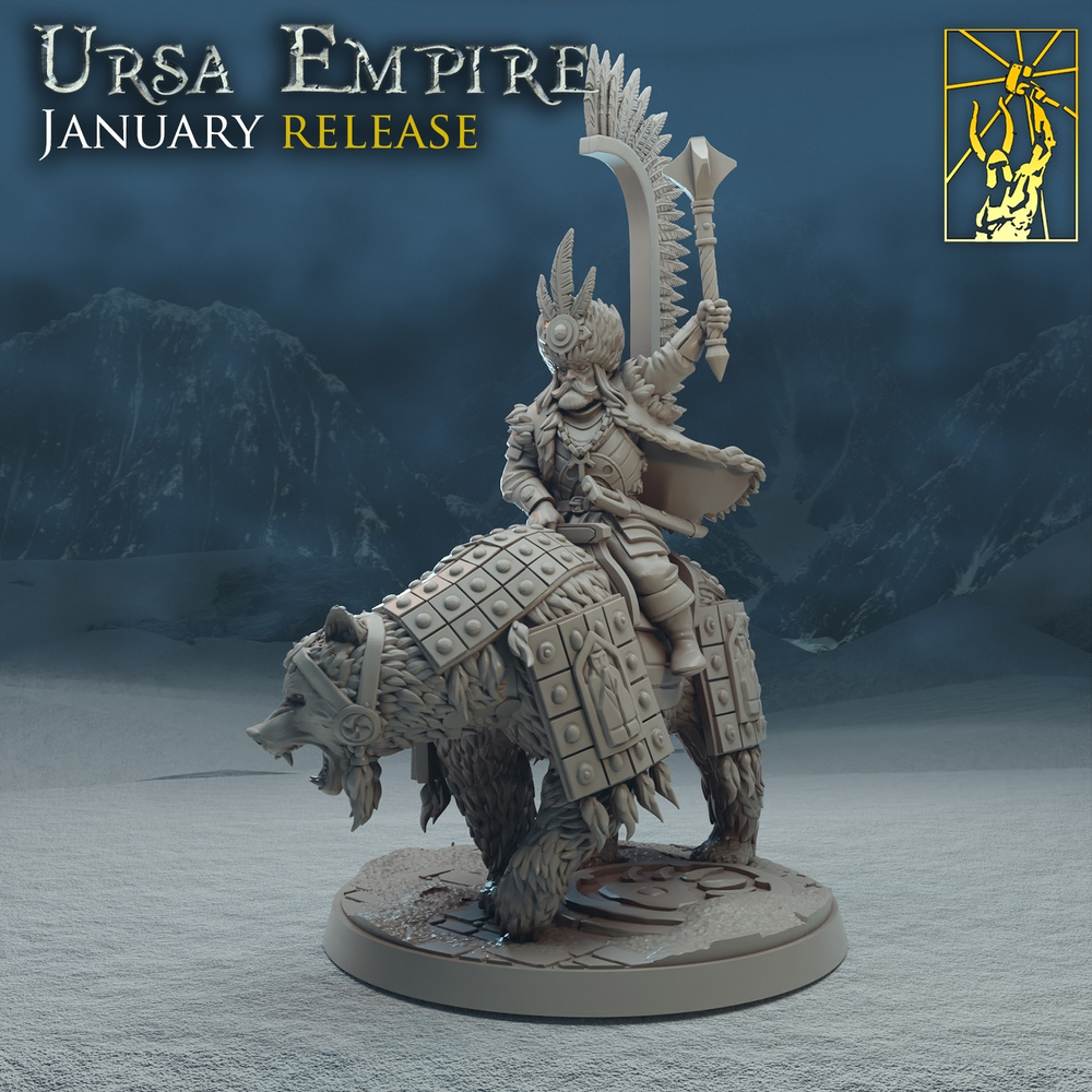 Kislev Commander on Bear