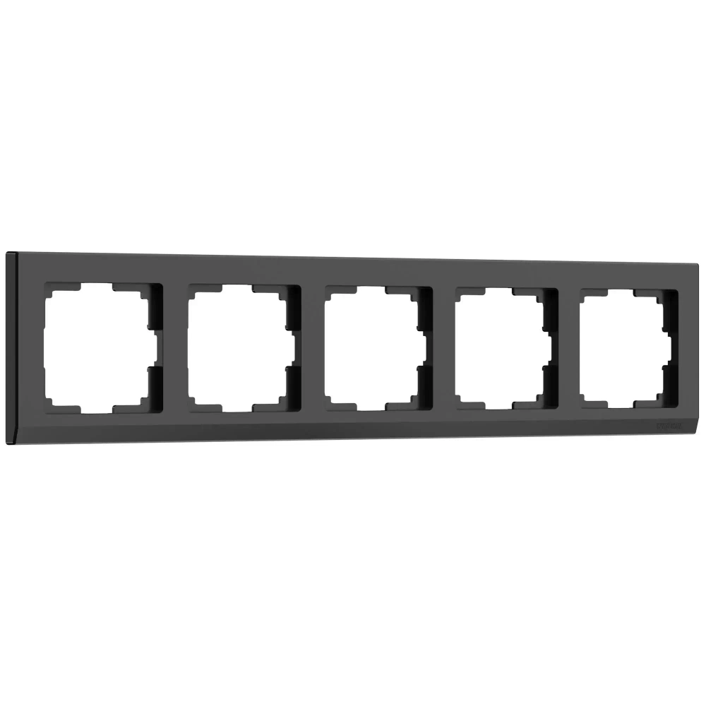 Рамка на 5 постов Stark (черный) W0051808