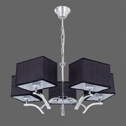 Citilux Эвора Квадро CL460252 Люстра с чёрными абажурами