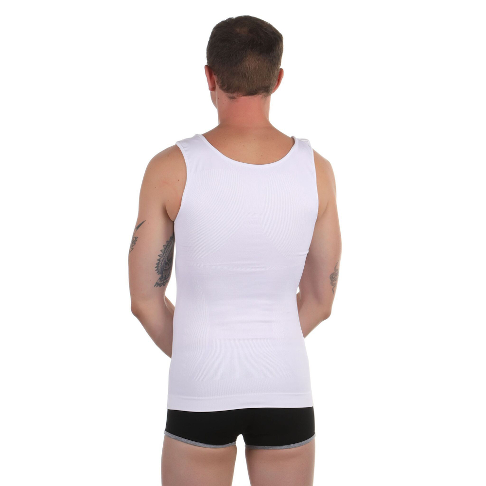 Мужская майка двойной утяжки (Размер: L) (Цвет: черный)