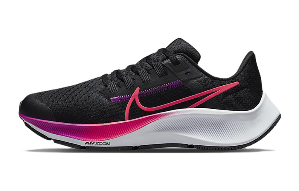 Children's Nike Pegasus 38 sports shock absorption, non-slip, wear-resistant, low-top running shoes, black and purple