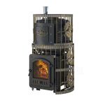 Печь для бани Эверест "Легкий пар Профи" Ковка Б/В (закрытая каменка из нерж. стали)