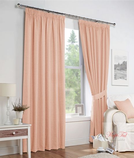 Палермо (пудра). Плотные шторы канвас.