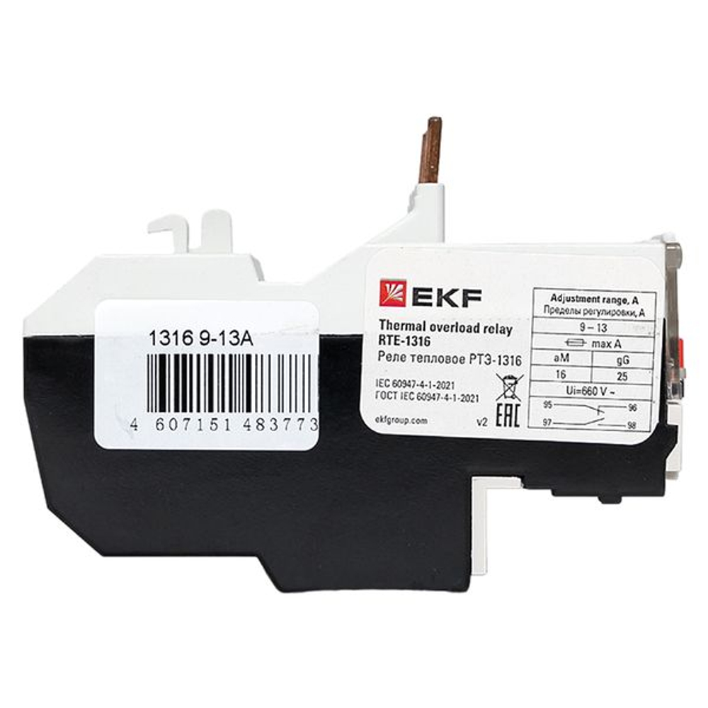 Реле тепловое РТЭ-1316 9-13А EKF PROxima