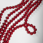 Хрустальный жемчуг, оттенок "Красный", шар 12,1мм, улучшенное покрытие