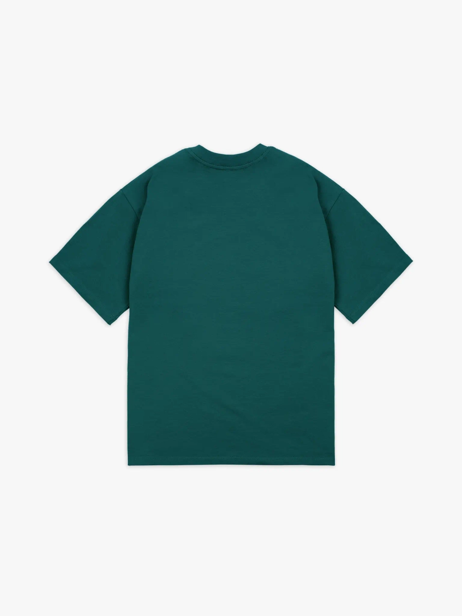 Футболка оверсайз (темно-зеленый) 230 г