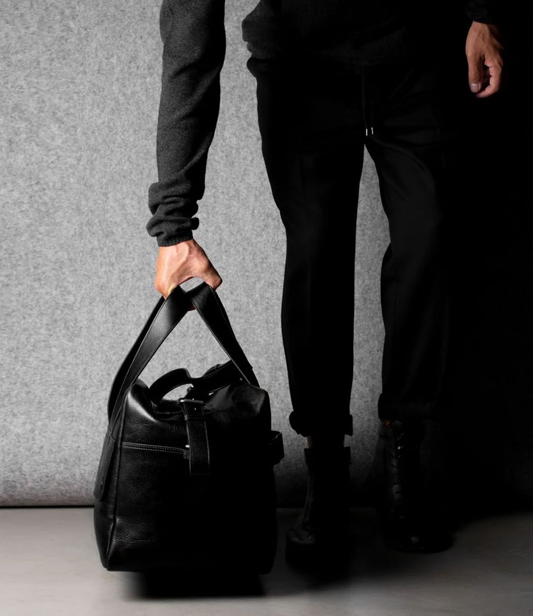 Hard Graft Overhead Holdall Bag Coal — дорожная сумка