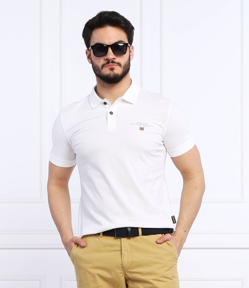 поло elabs Napapijri - белый(NP0A4GB4)