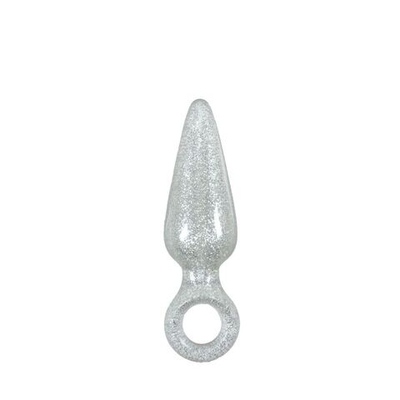 Прозрачная анальная пробка STARLIGHT G BOOTY POPS LARGE - 14 см. (Цвет: прозрачный)