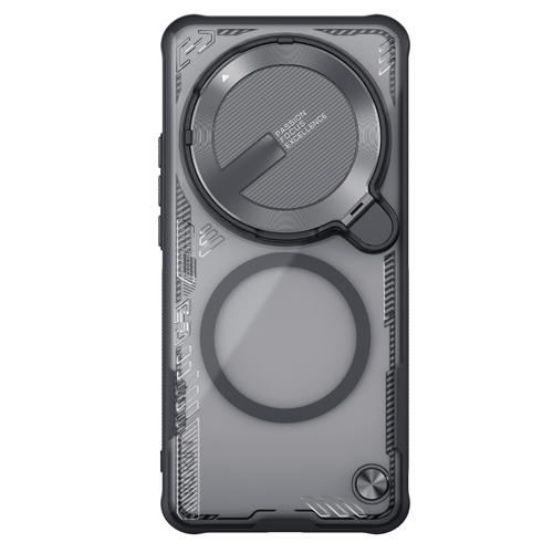 Чехол тонированный с MagSafe от Nillkin с металлической откидной крышкой на Xiaomi 15 Ultra, серия Iceblade Prop Magnetic Case