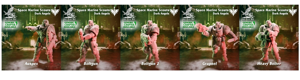 Space Marines Squad var 2