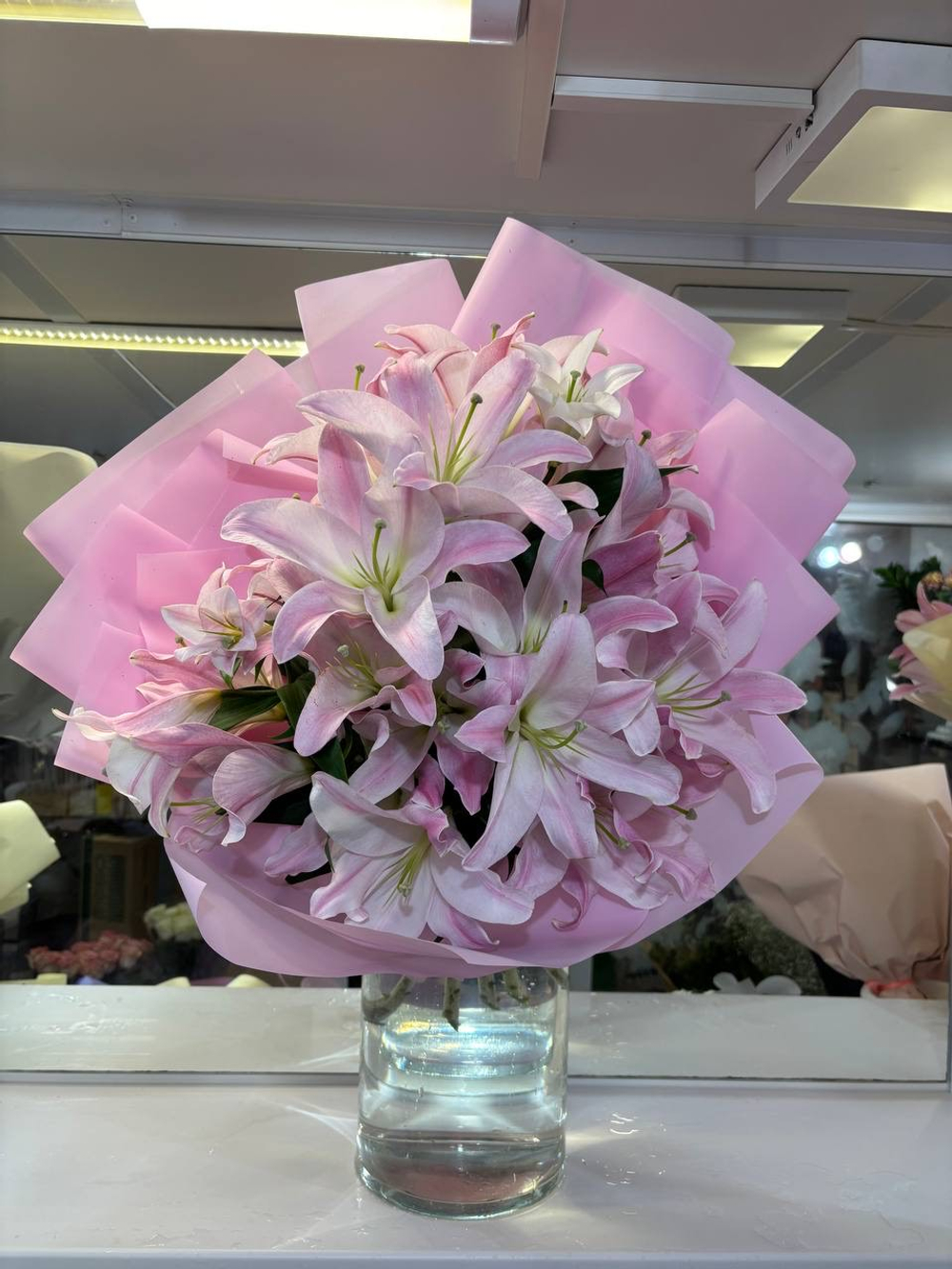 Букет Розовые Лилии