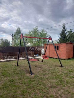 Монтаж уличных качелей Sv Sport