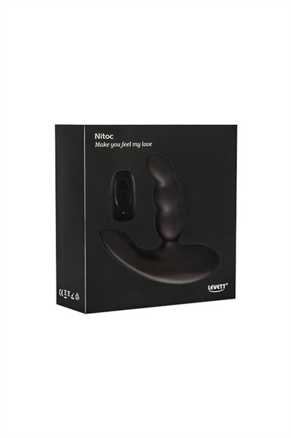 Стимулятор простаты Levett Nitoc с выносным пультом (Цвет: черный)