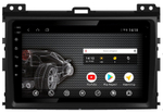 Магнитола для Toyota Land Cruiser Prado 120, Lexus GX470 (экран климата внизу) - Vomi AK359R9-MTK Android 10, 8-ядер, 2Гб-32Гб