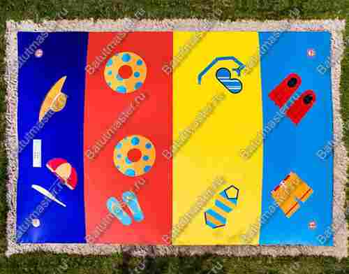 Надувная подушка для установки в грунт «Пляжное настроение», 8×6×2 м