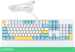 Клавиатура Oklick K951X белый (1901079)