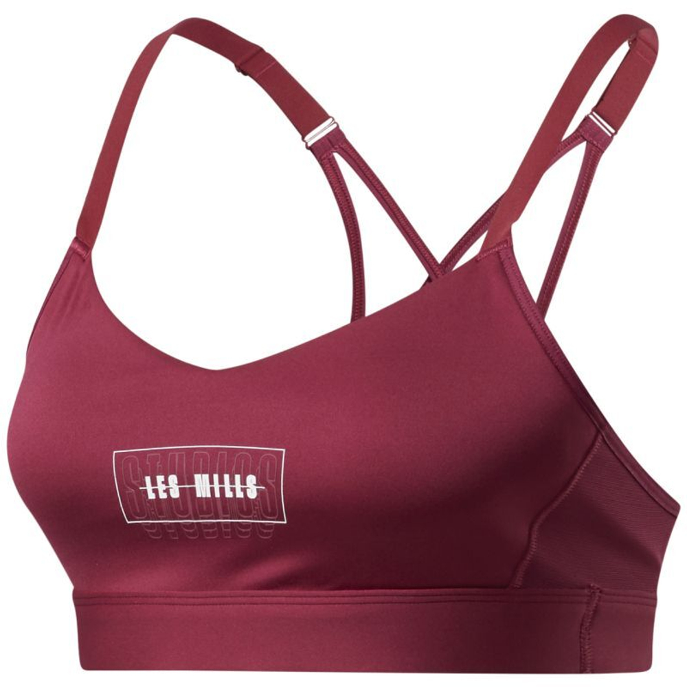Теннисный бюстгальтер Reebok Les Mills Lux - punch berry