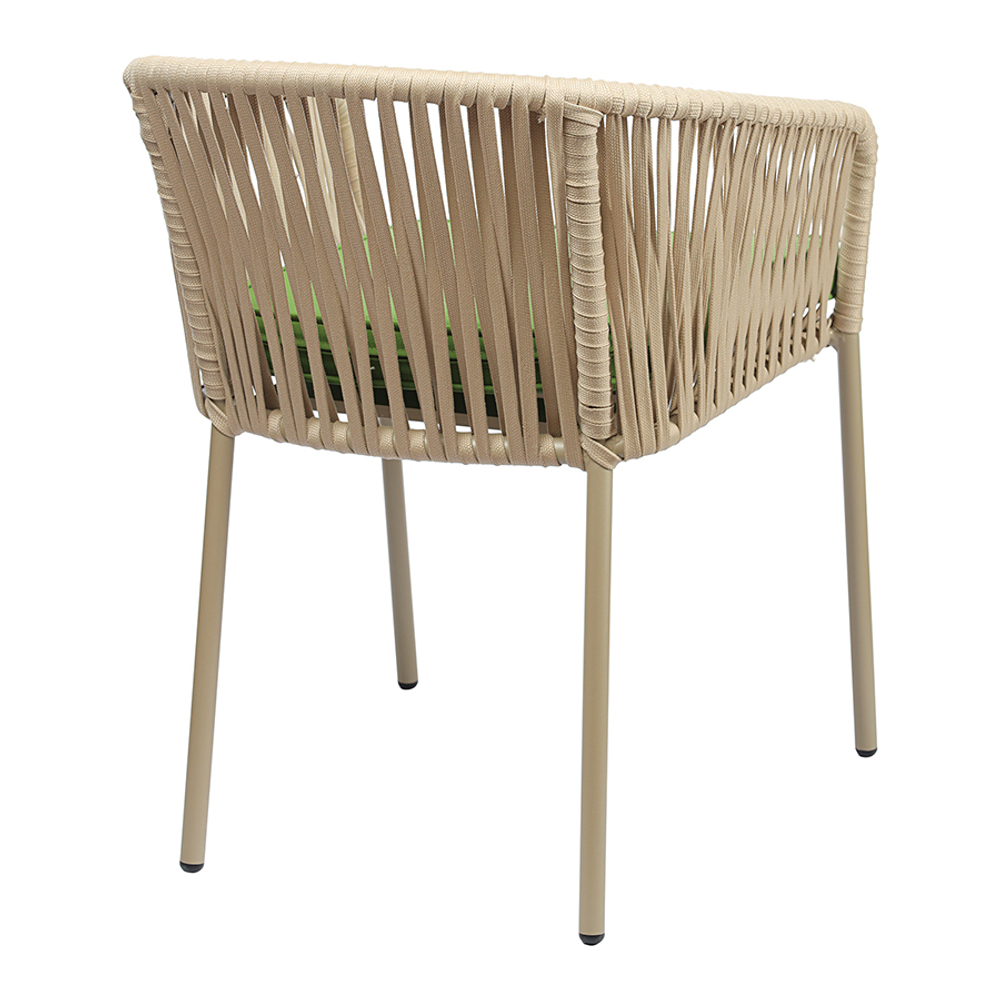 Стул Bergenson Bjorn Reed, бежевый/зеленый