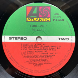 Винтажная виниловая пластинка LP Foreigner Records (Япония 1982) (Оби)